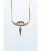 Bull's eye Tourmaline Necklace | Uranus Collection                                                               